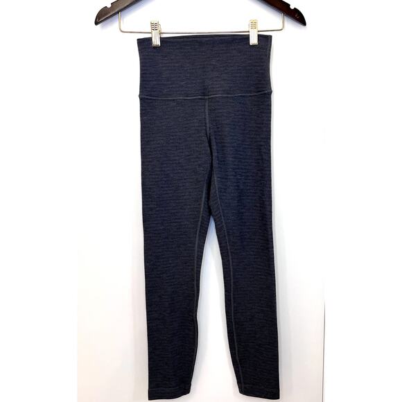 Lululemon Leggings Size 4 EUC. Black and Gray - Picture 1 of 2